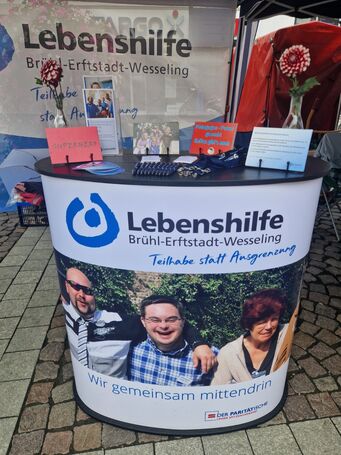 Informationsstand der Lebenshilfe